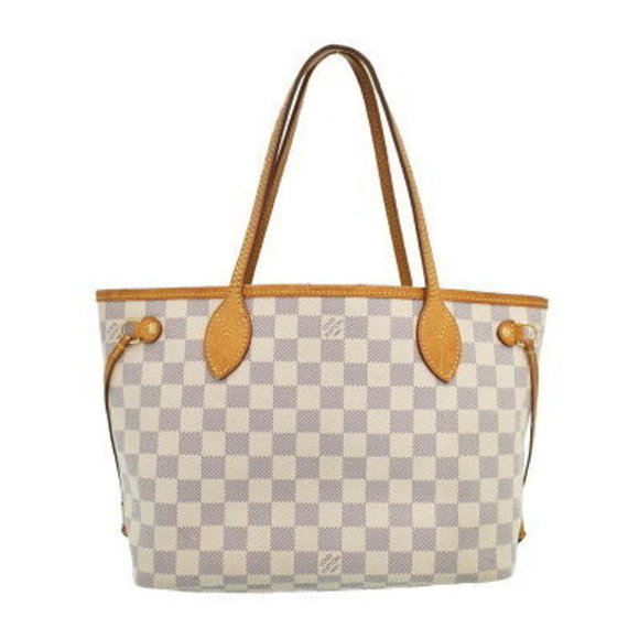 Louis Vuitton Damier Azur White Neverfull PM Tote Bag - Picture 1 of 8